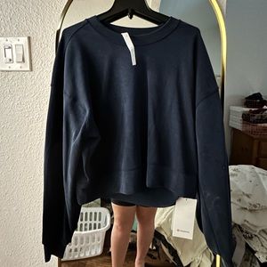 NWT Lulu lemon Perfectly Oversized Crop Crew